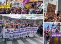 «Nos siguen matando todos los día», clama la ‘marea morada’ del feminismo en un 8M que desborda Villaviciosa