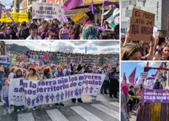«Nos siguen matando todos los día», clama la ‘marea morada’ del feminismo en un 8M que desborda Villaviciosa