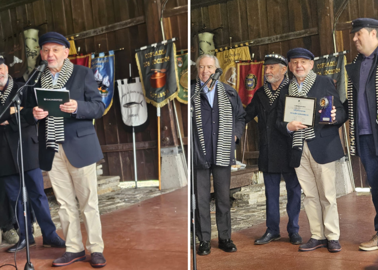 José Ramón Fiaño, nombrado Cofrade de Honor de la Cofradía del Oriciu de Gijón