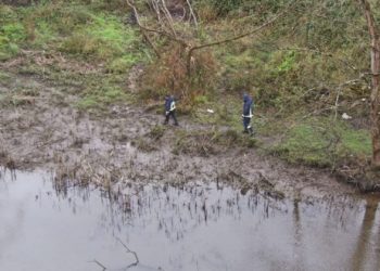 Un Nalón crecido dificulta hoy la búsqueda de María Teresa Pérez, desaparecida desde hace nueve días
