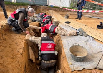 Localizados nueve nuevos cuerpos en la fosa de La Lloba (Castrillón), que eleva a 16 las víctimas exhumadas