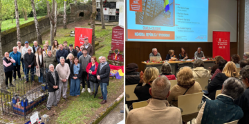 El PSOE conmemoró la Segunda República con un acto en El Sucu y una charla en el Museo del Ferrocarril