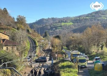 Tragedia en Langreo: fallece un hombre tras ser arrollado por un tren en un paso no autorizado entre Sama y Ciaño