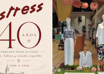 Stress celebra 40 años como icono del comercio gijonés y referente de la moda local