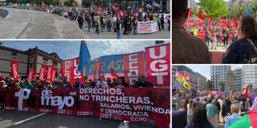 Vivienda, salarios y siniestralidad laboral, los grandes protagonistas del regreso del Primero de Mayo a Gijón