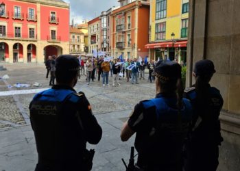 La situación de la Policía Local de Gijón divide a la izquierda mientras SIPLA-CSLA mantiene sus protestas