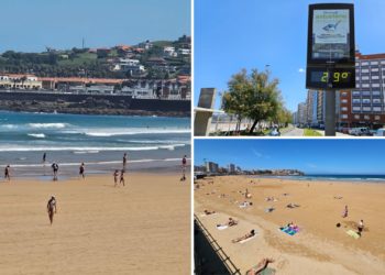 GALERÍA | Calor de infarto, sol de justicia, arena y mar: la vida estival regresa poco a poco a San Lorenzo