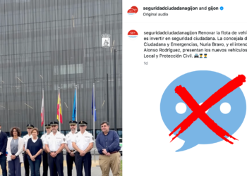 Foro censura en Instagram las voces críticas sobre la gestión de la seguridad en Gijón