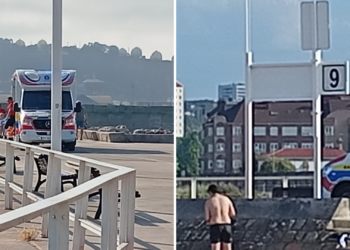 Momentos de tensión en Poniente: una bañista es evacuada tras sufrir una grave indisposición