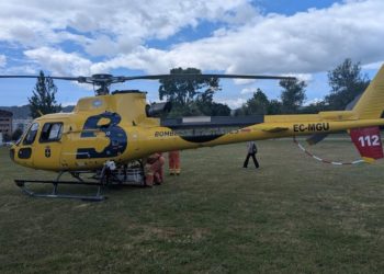 La factura de las altas temperaturas: evacúan por aire desde Cabrales a un hombre que sufrió un golpe de calor