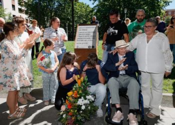 Gijón salda su deuda con Los Collacios y dedica un jardín a sus fundadores
