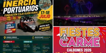PLANES | Drone Show Festival, Descenso de Inercia en Portuarios, Fiestas del Carmen y mucho más