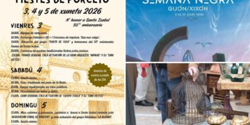PLANES | Fiestas en Porceyo, XXXIX Semana Negra, ‘Déballage’ en Somió y mucho más