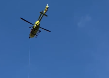 Un montañero de 62 años acaba en el HUCA tras sufrir una caída a 1.600 metros en Cabrales