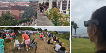 Galería | «Para una vez en la vida…»: las nubes destrozan el sueño de ver el eclipse en muchos puntos de Asturias