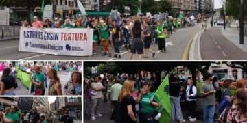 Cientos de personas claman en Gijón contra los toros: «Nada repugna la moral como la tortura intencional»