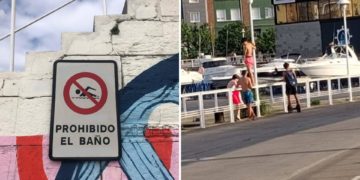 Tetraplejia, fracturas, cortes… Y multas: las posibles consecuencias de bañarse en el Puerto Deportivo