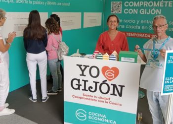 «La Cocina Económica es de todos los que amamos y sentimos Gijón», recuerda la entidad desde la FIDMA