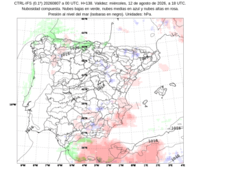 El primer boletín de la AEMET permite ser optimistas: habría nubes altas durante el eclipse