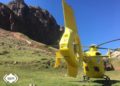 Queda enriscado a 20 metros de una cueva en Ribadesella y tienen que rescatarlo en helicóptero