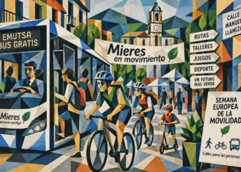 Cinco días para cambiar Mieres: autobuses gratis, calles sin coches y actividades para todos