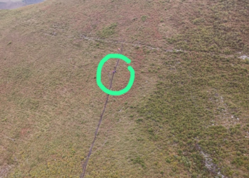 Máxima tensión en la sierra de Llanes: un motorista herido tiene que ser izado hasta el helicóptero
