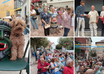 Lo que pasó casi al mismo tiempo en dos puntas de Gijón: pregones, calles llenas y mucha ‘folixa’