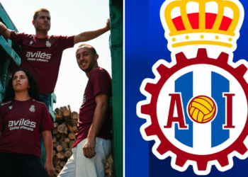De 35 a 80 euros: la enorme diferencia entre la camiseta del Real Avilés y las de sus rivales