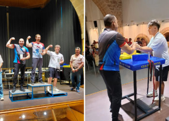 Brazo de hierro: el gijonés Daniel Rubio conquista dos podios en una competición internacional de pulsos