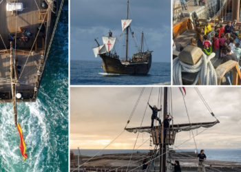 El barco que cambió la historia llega a Asturias: así podrás subir a bordo de la Nao Santa María