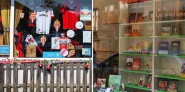El Sporting desata la locura en los escaparates de Gijón: estos son los comercios que han arrasado