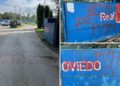 Vandalizan con pintadas ‘El Requexón’, la ciudad deportiva del Real Oviedo, dos días antes del derbi