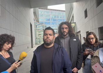 Los agredidos de San Mateo antes de declarar: «Tenemos que tratar cómo frenamos la violencia ultraderechista en las calles de España»