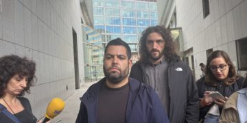 Los agredidos de San Mateo antes de declarar: «Tenemos que tratar cómo frenamos la violencia ultraderechista en las calles de España»