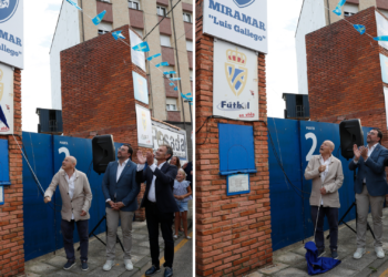 Miramar ya lleva el nombre de Luis Gallego: «No pensé que me queríais tanto»