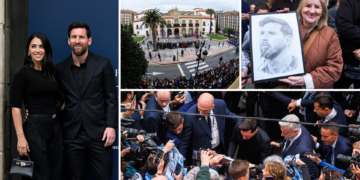 Locura en Oviedo con Messi: la leyenda argentina llega al Reconquista entre gritos y aplausos