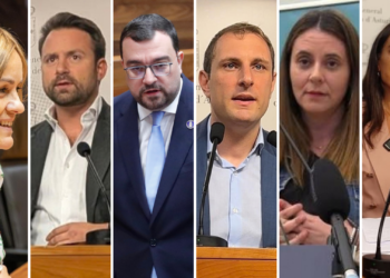 Del «por fin» de Queipo al «no hay nada decidido» de Vox y el «que ningún progresista se quede en casa» de Tomé: los líderes asturianos ante el adelanto electoral