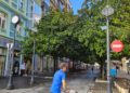 Cambiar el sentido de la calle Covadonga: la idea de Tráfico para paliar el cierre de Menéndez Valdés