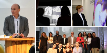 Una Noche Blanca diferente en Gijón: IA, rostros deformados y diez artistas emergentes toman LABoral