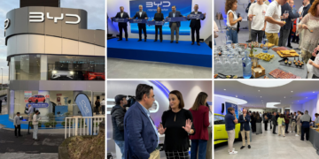 FOTOS | BYD inaugura en Gijón sus nuevas instalaciones y refuerza su apuesta por Asturias: «No nos ponemos límites»
