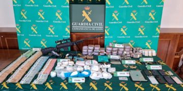 Golpe al tráfico de drogas entre Asturias y León: siete detenidos, dos cabecillas en prisión y 21 kilos de droga incautados